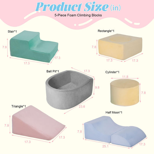 HHH HIKECUCAN foam climb block close-up with cushioned surface