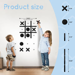 HHH HIKECUCAN magnets in place on tic tac toe board for quick play.