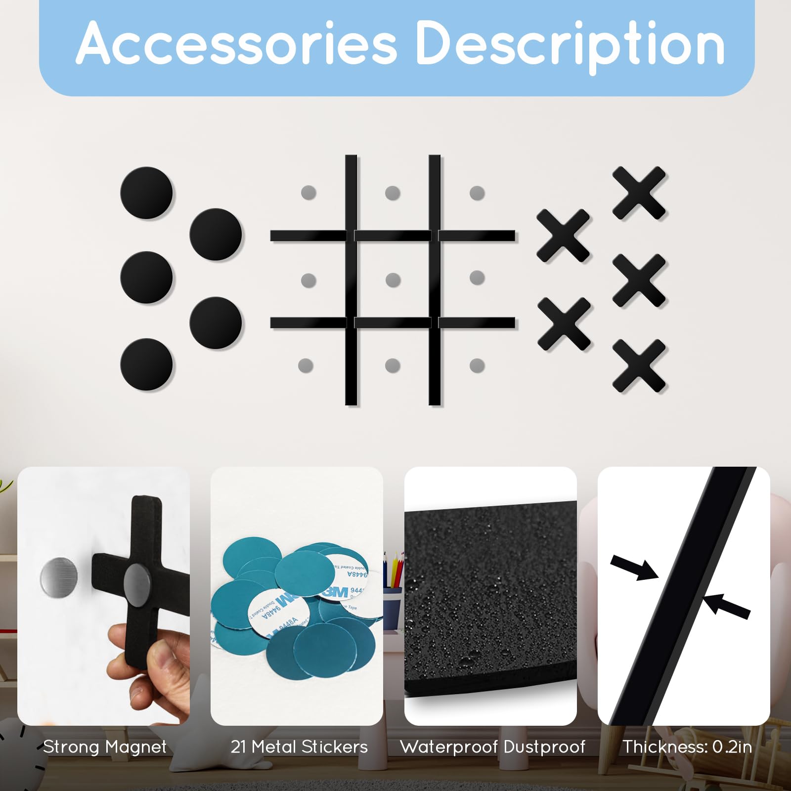 HHH HIKECUCAN wall-mounted game display ready for use in any room.