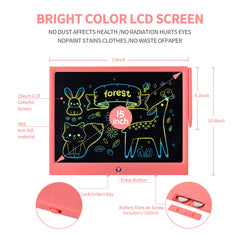 HHN 15-inch color doodle board showing a vibrant art display for learning.
