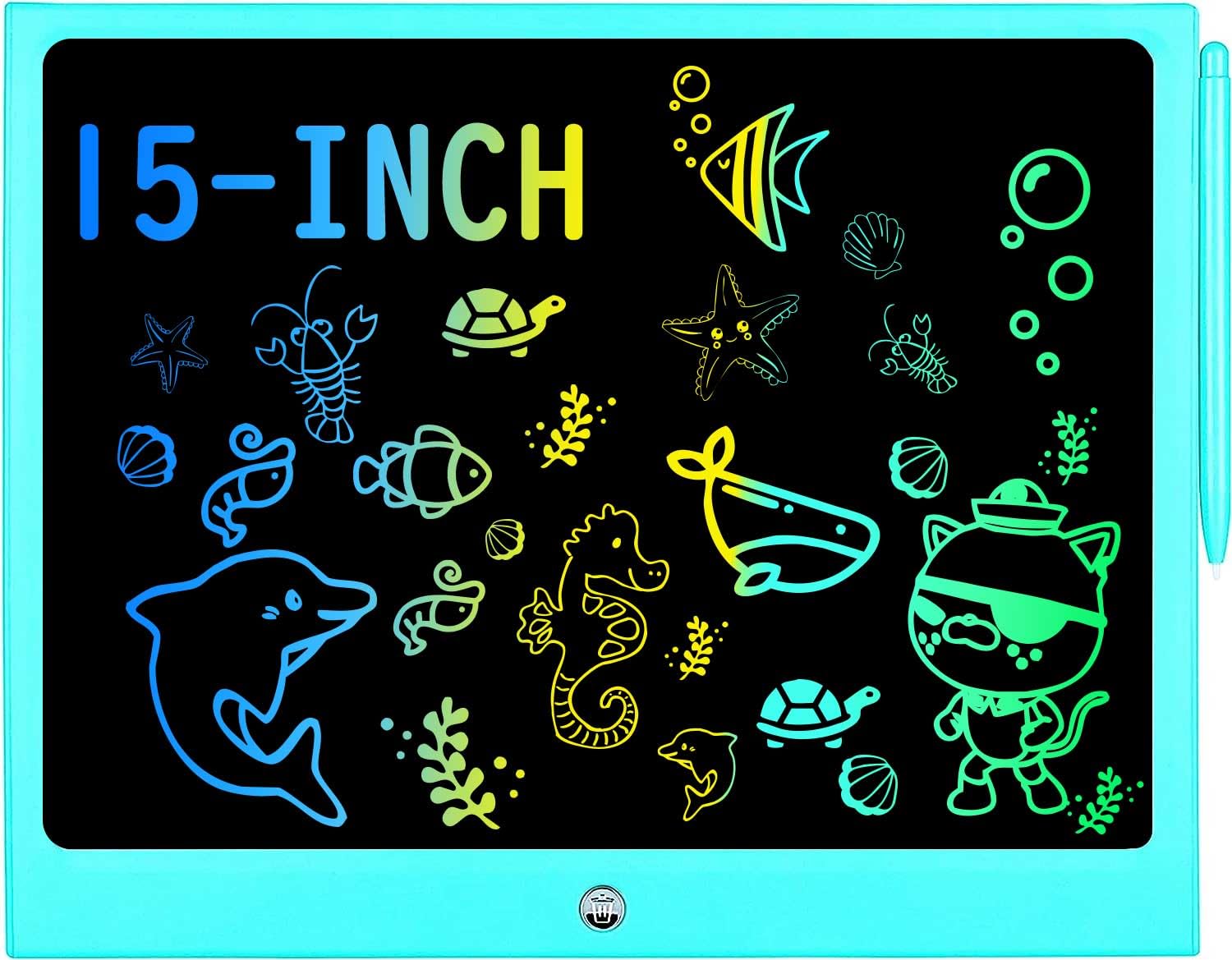 HHN LCD Doodle Board front view with large writing area for kids' creativity
