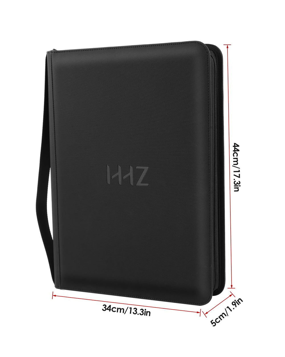 HHZ zipper closure seals contents for secure travel and transport.