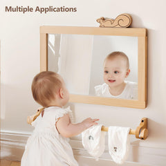 HI BABY MONMENT baby exploring reflection enhances coordination and tracking