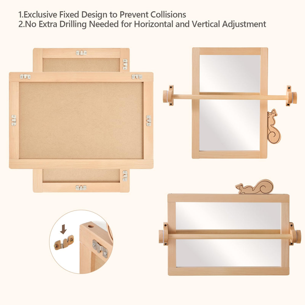 HI BABY MONMENT detachable wooden frame for easy relocation and storage