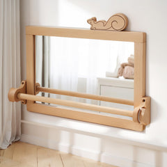 HI BABY MONMENT Montessori mirror with bar for motor skills and self-recognition