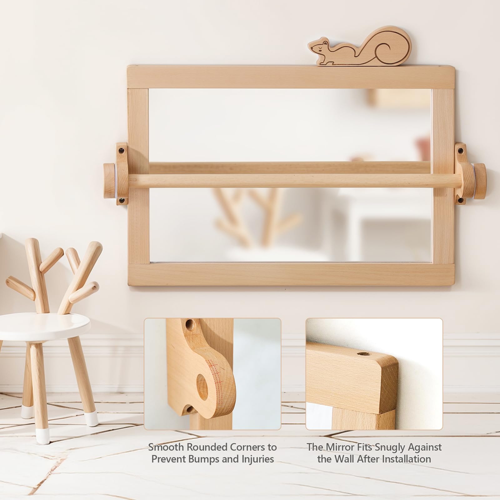 HI BABY MONMENT wall mount setup for compact nurseries