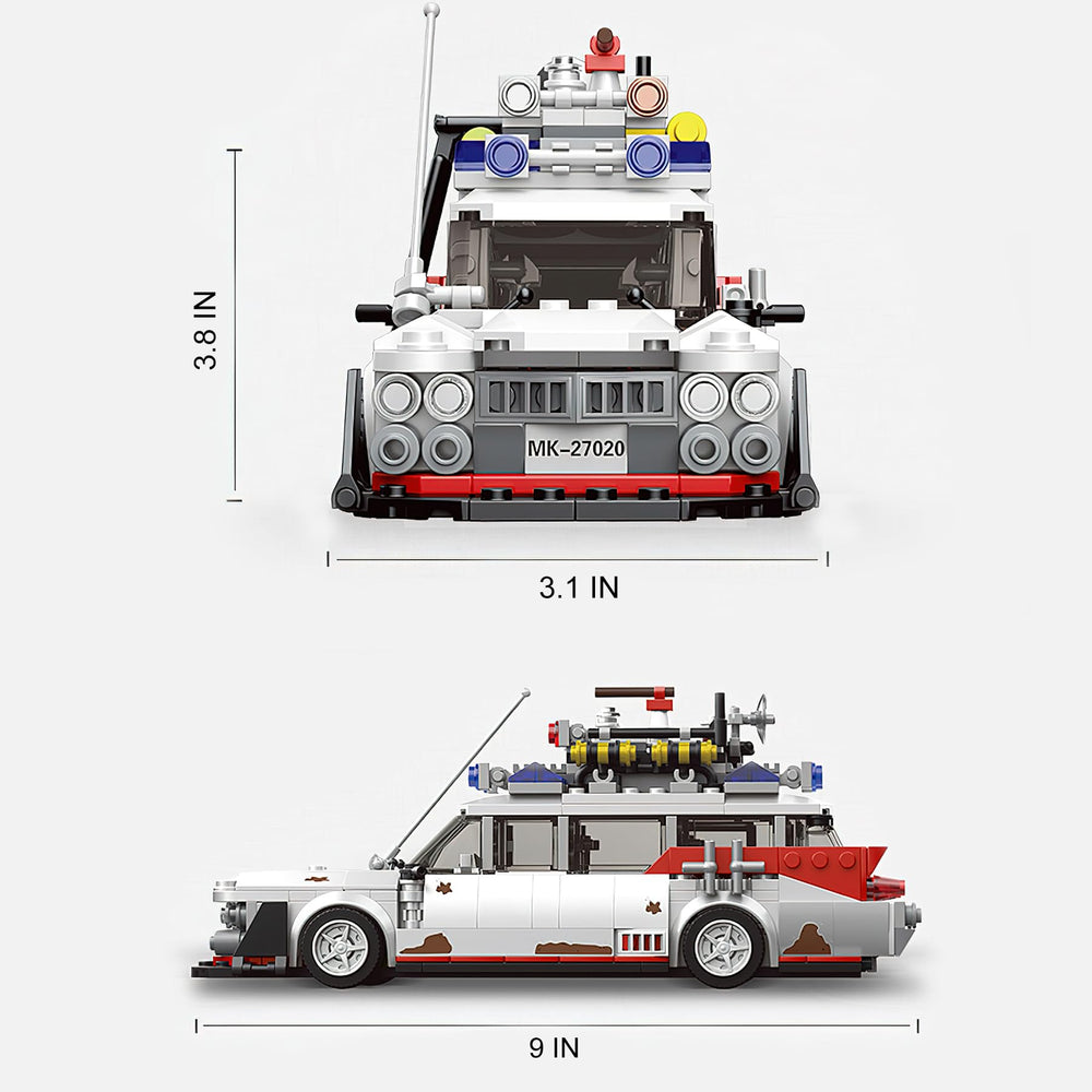 Hi-REEKE Buster ECTO-1 final model display, ready to inspire conversations.