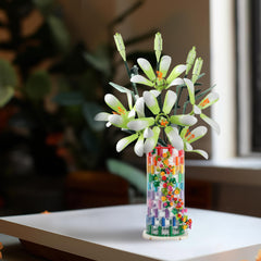 HI-REEKE finished size vase stands 7.87 inches tall for compact arrangements