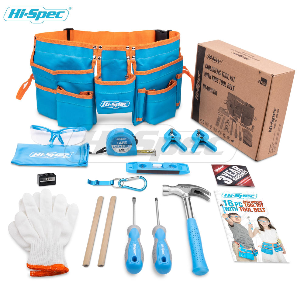 Hi-Spec durable 600D nylon tool belt keeps tools within reach