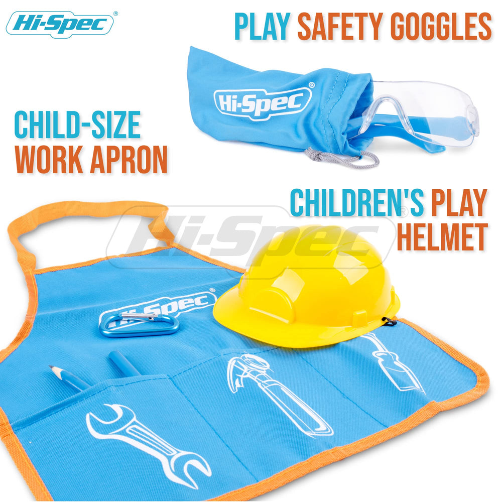 Hi-Spec real metal hand tools with authentic weight for budding builders.