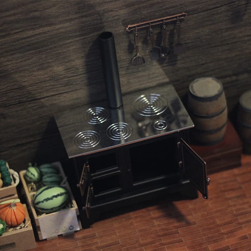 Hiawbon compact stove on display brings vintage charm to shelves.