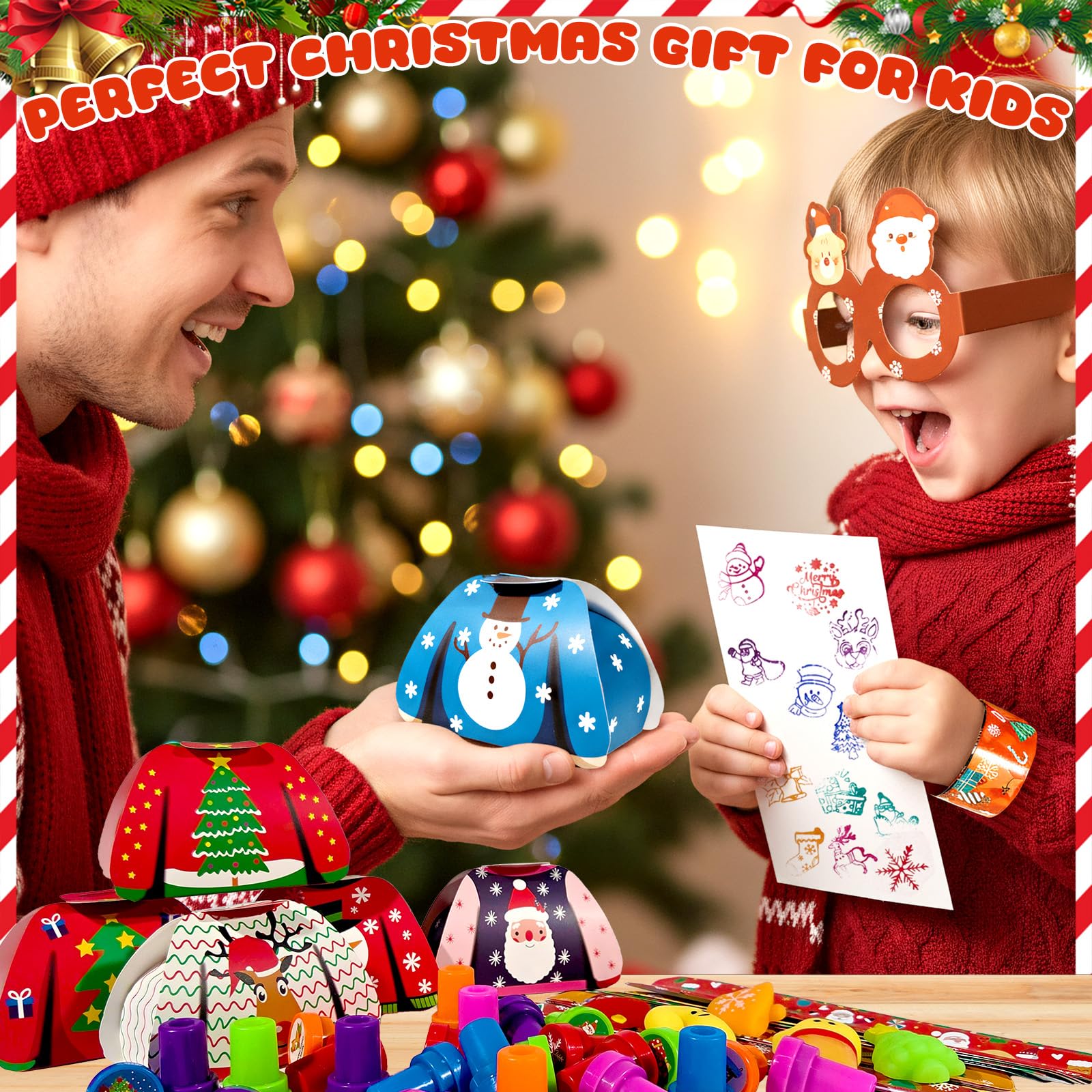 Hiawbon gift box fillers provide variety for easy gift presentation.