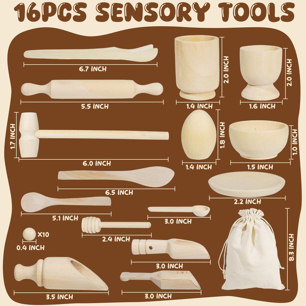 Hiawbon storage bag keeps sensory tools organized for easy cleanup