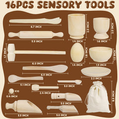 Hiawbon storage bag keeps sensory tools organized for easy cleanup