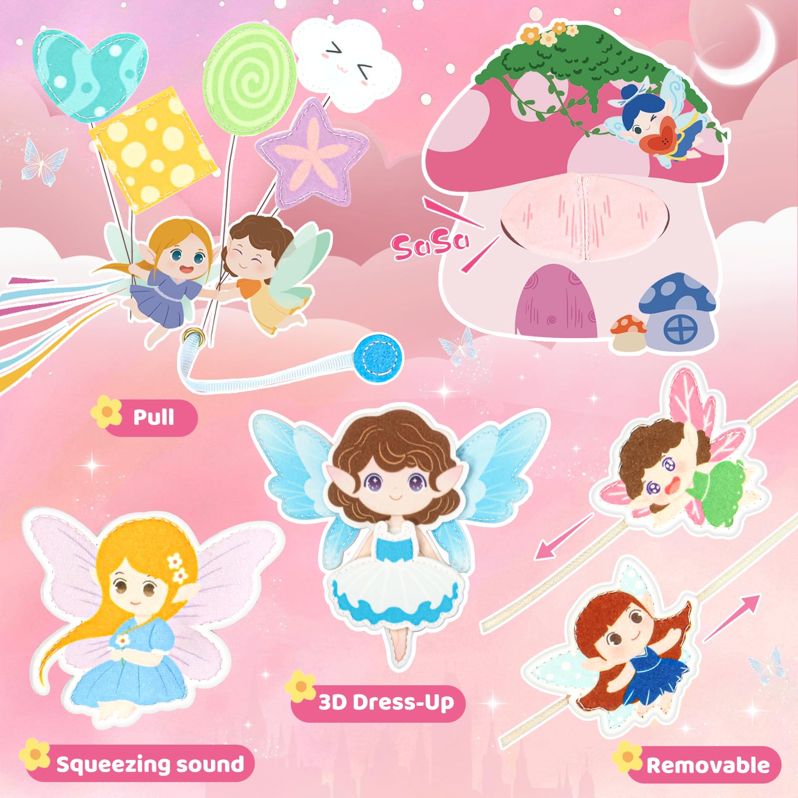 Hiber Sea 3D dress-up section promotes fine motor skills through pretend play