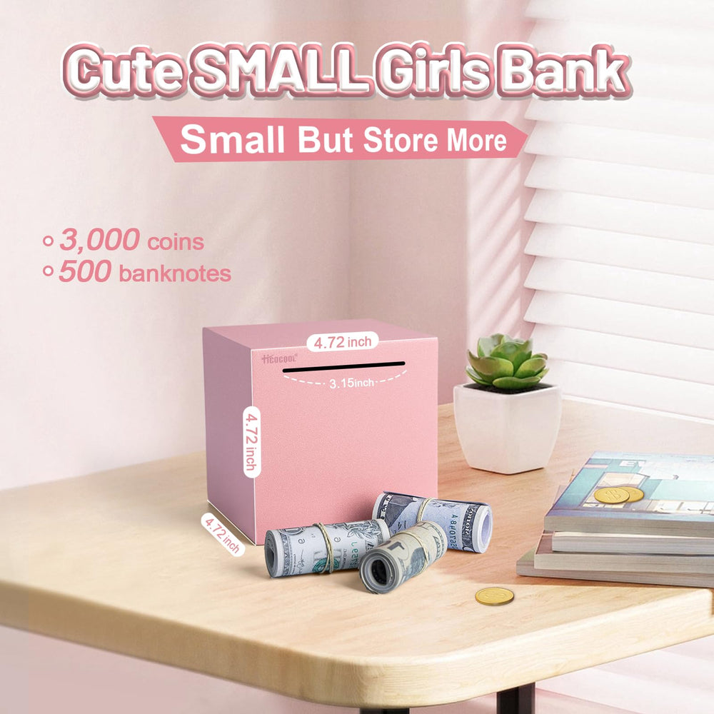 Hicocool piggy bank break-open design invites a satisfying savings milestone.