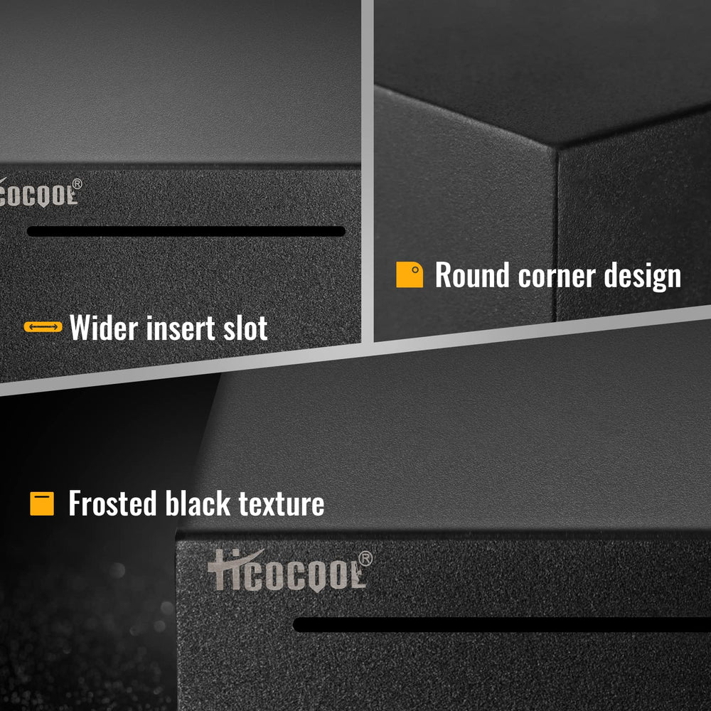 hicocool piggy bank capacity supports thousands of coins and hundreds of notes.