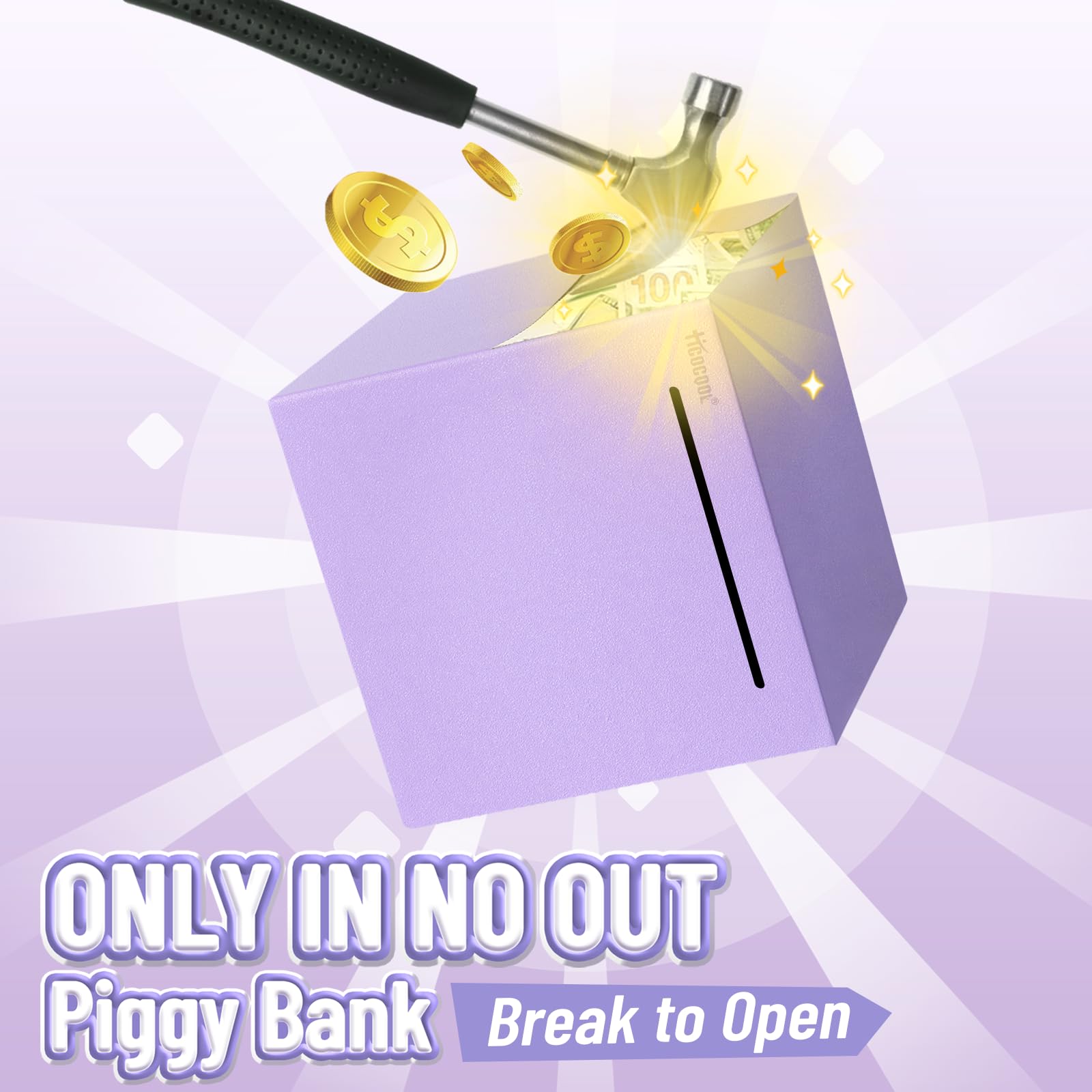 Hicocool Piggy Bank offers gift-worthy saving for birthdays and holidays