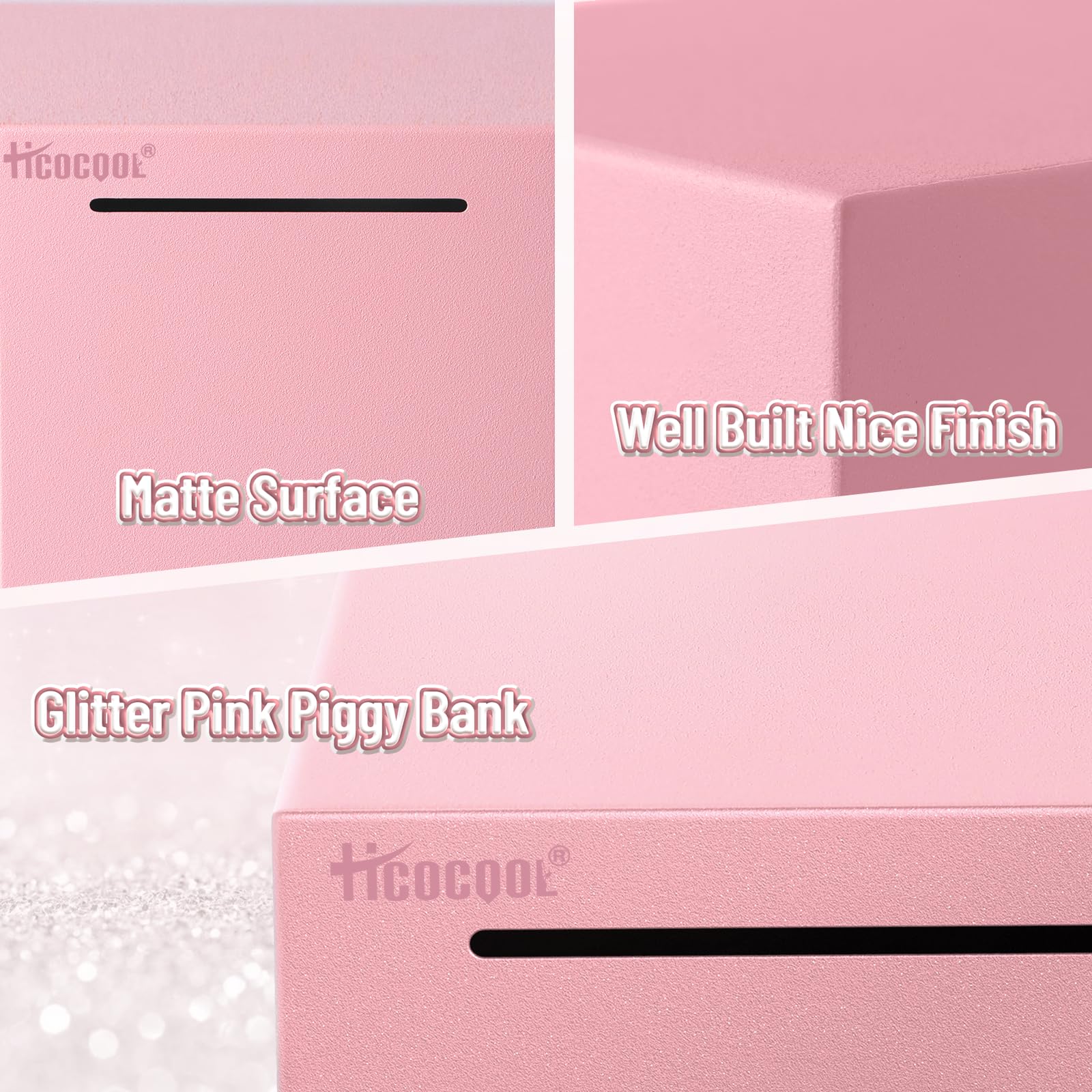 Hicocool stainless-steel construction ensures durability and security.