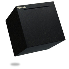 hicocool piggy bank starry black finish hides fingerprints while adding elegance.