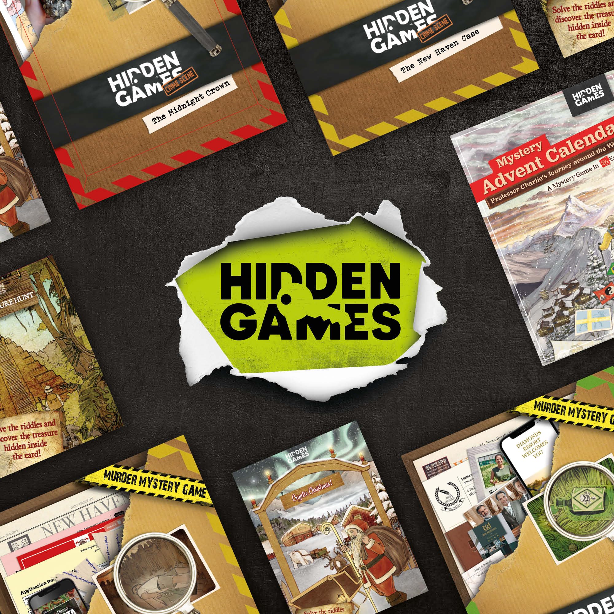 Hidden Games The Midnight Crown gift pack provides a unique experience for crime fans