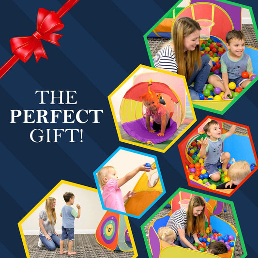 Hide N Side tunnels and teepee for indoor outdoor fun and exploration