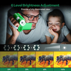 Hideal HP20 video-audio capture records discoveries with narration for later review.