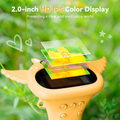 Hideal HP40 IPS Microscope offers 100X-1000X magnification for detailed views