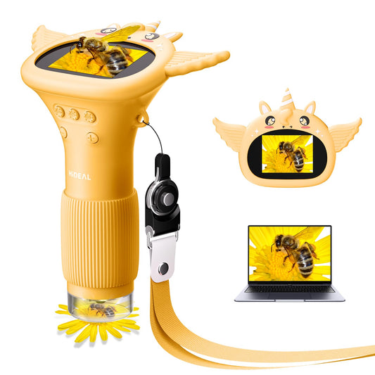 Hideal HP40 IPS Microscope with 2-inch display for clear viewing and learning