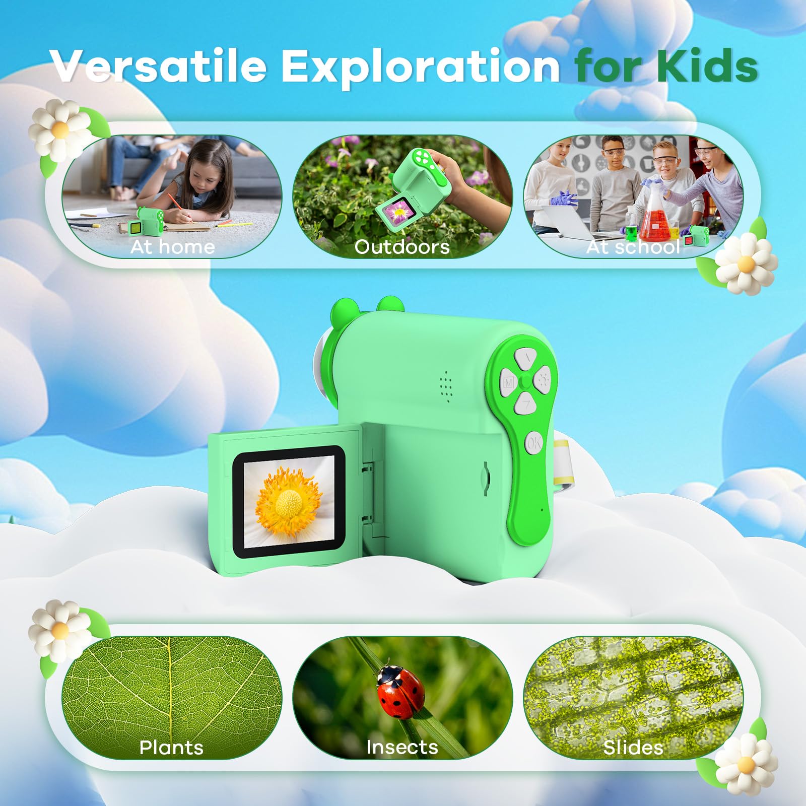 Hideal HP60 portable for home, outdoors, classroom exploration