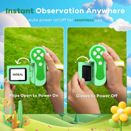 Hideal HP60 in 3-in-1 explorer mode as handheld microscope
