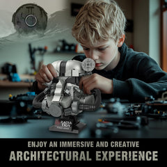 HiDectee gift-packaged-helmet-blocks ideal for birthdays or holidays with sci-fi fans.