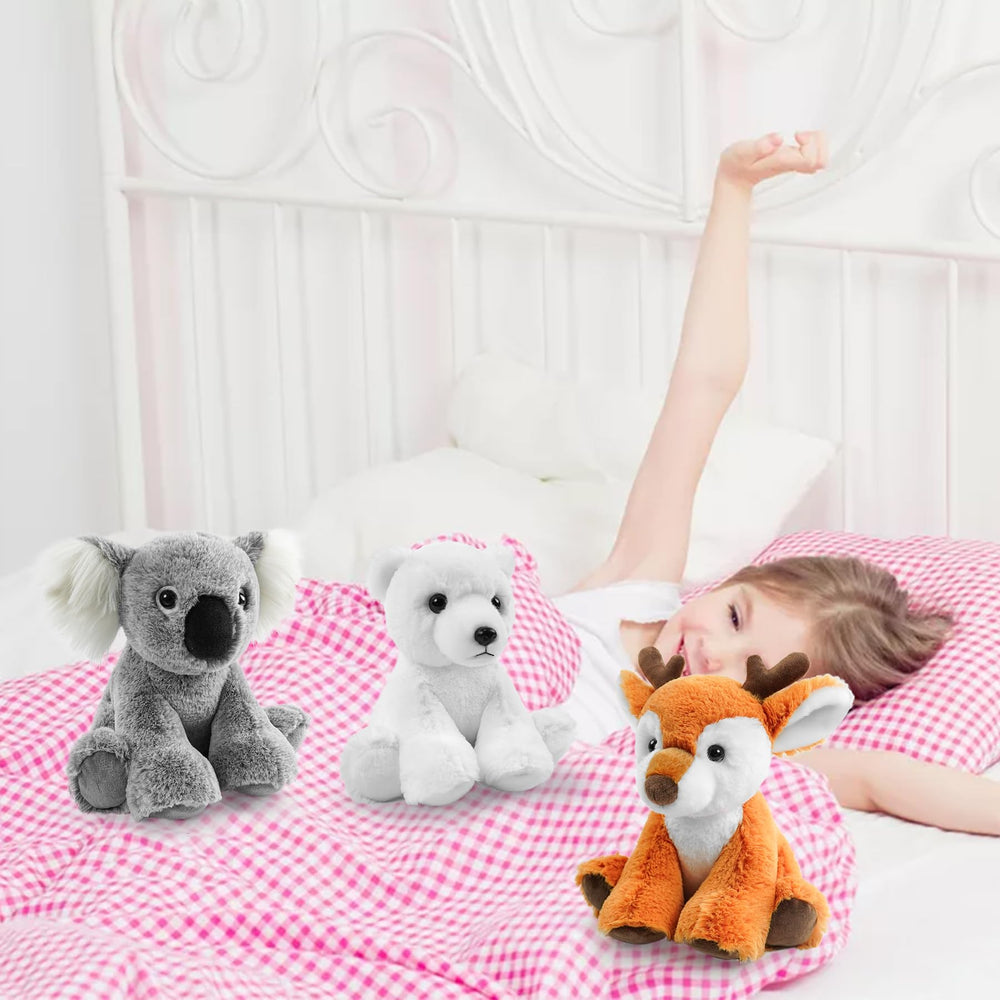 Hideekoog koala plush as a portable friend for travel and quiet moments.