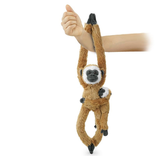 Hideekoog monkey mother 27-inch hanging toy for interactive play and decoration.