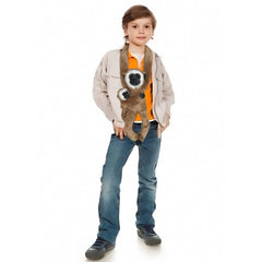 Hideekoog portable stuffed animal, easy to carry on trips.