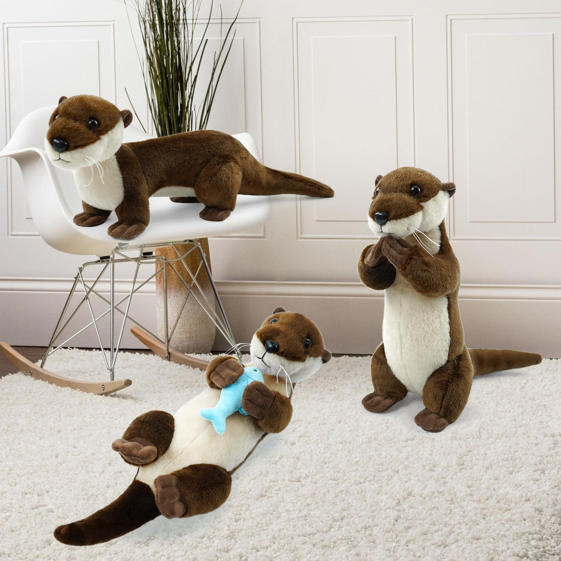 Hideekoog sea otter plush decorating idea, adds charm to bedrooms or playrooms