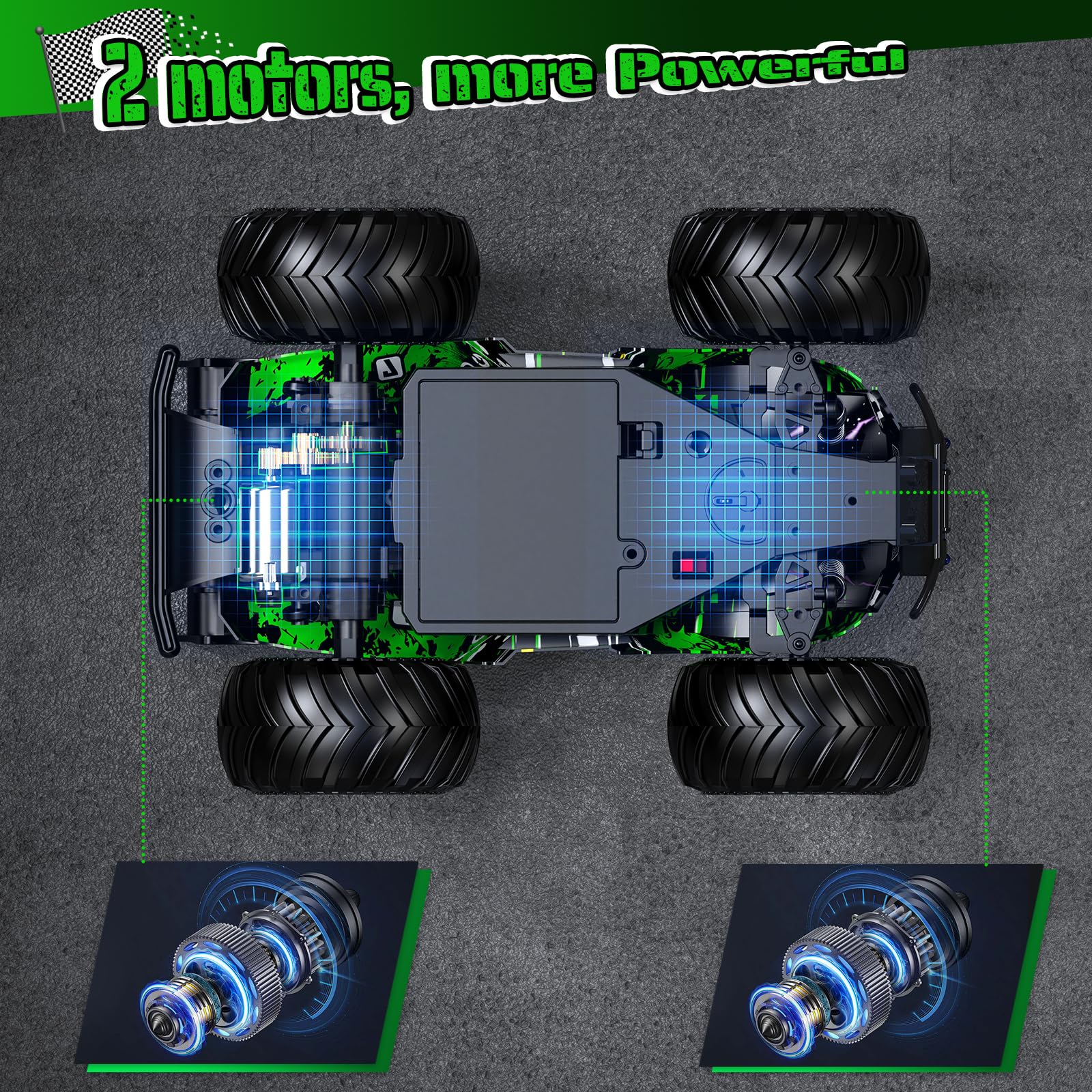 Hielse RC car reaches 10 km/h for beginner-friendly speed sessions.