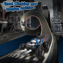 Hielse rc truck rechargeable batteries provide long play sessions.