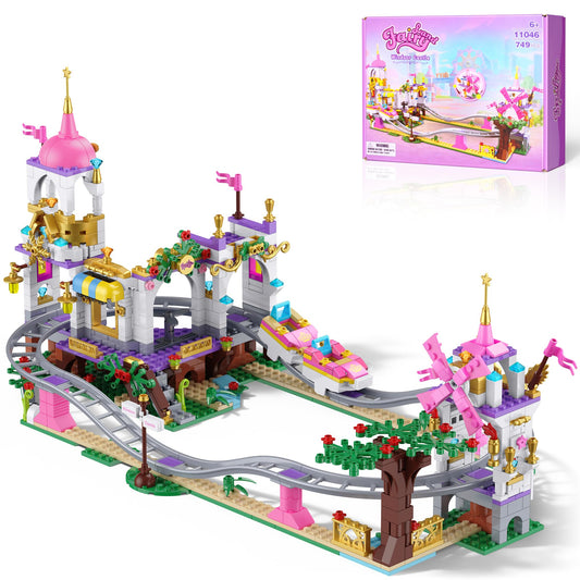 HIEMAO Castle Roller Coaster Theme Park promotes imaginative play and storytelling.