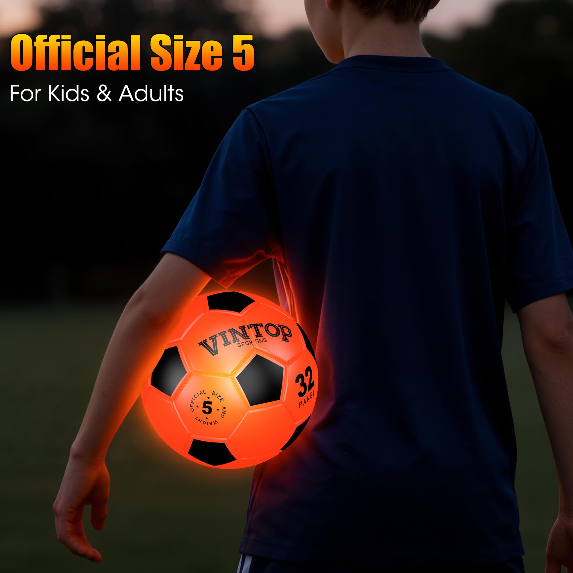 HIEMAO impact-activated lighting lights up with every kick or bounce