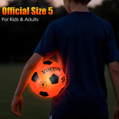 HIEMAO impact-activated lighting lights up with every kick or bounce