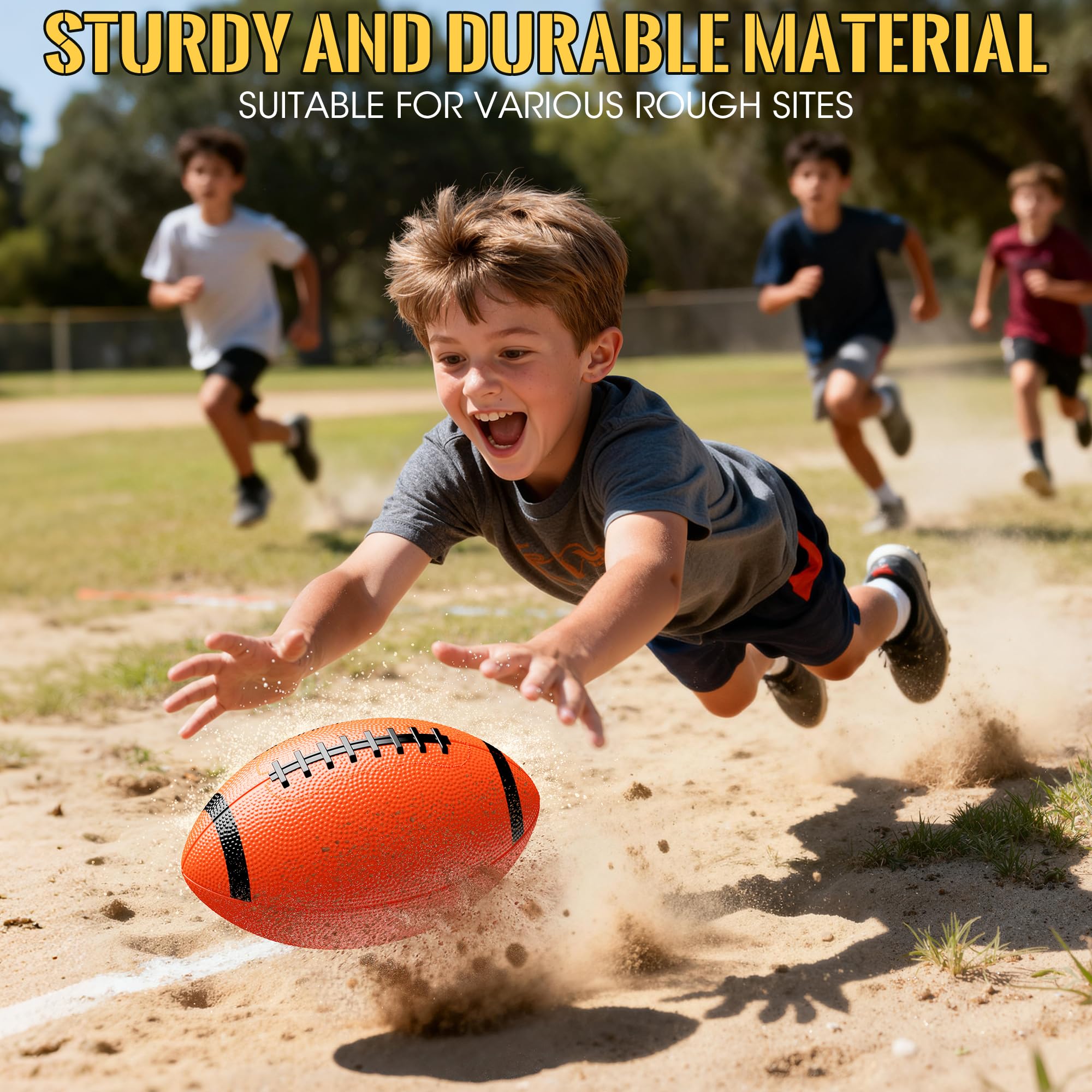 HIEMAO durable non-slip football for reliable grip in any weather