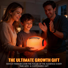 HIEMAO glow football packaged as a great gift option for holidays