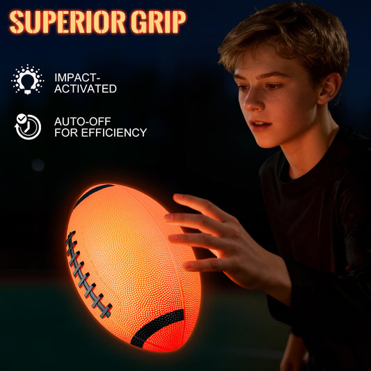 HIEMAO LED football night trail shows bright passes for night-time games