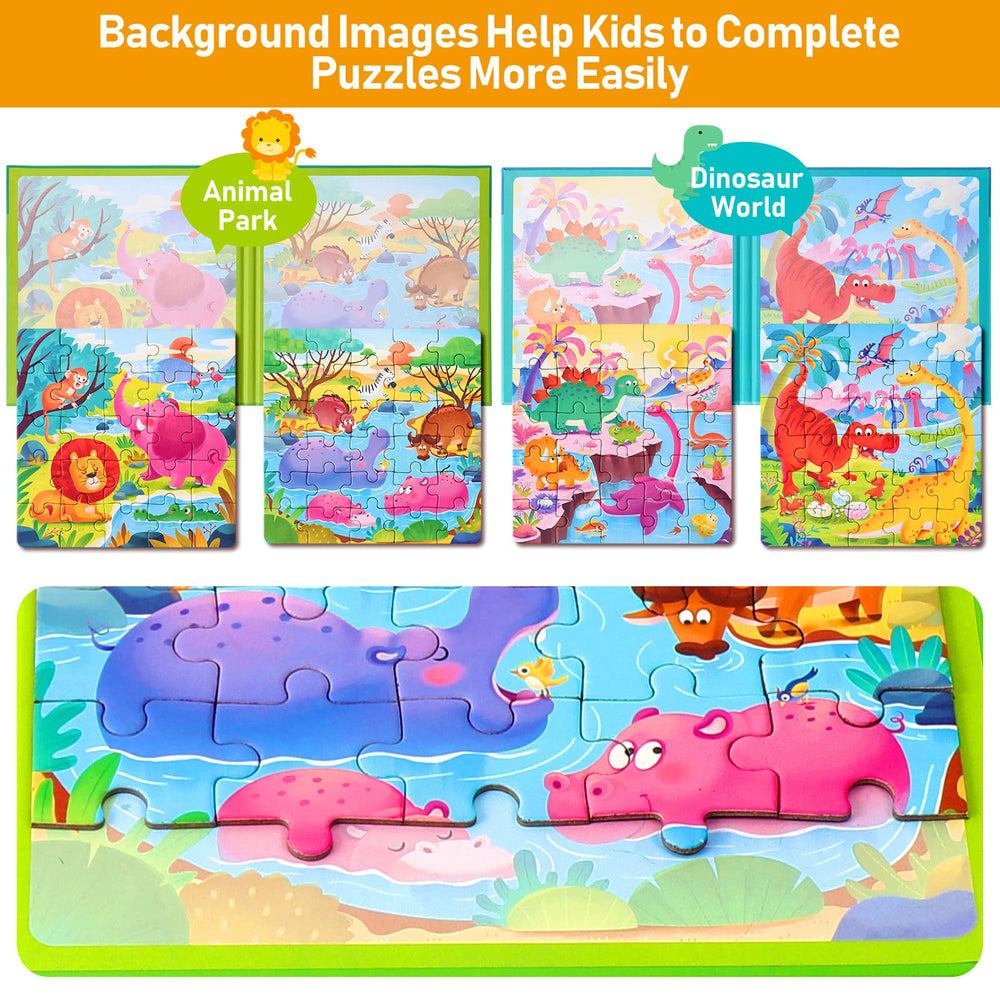 Hieoby compact 7.1-inch puzzle books fit small hands and travel.