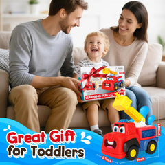 Hieoby gift-ready fire truck toy, ideal for birthdays and holidays.