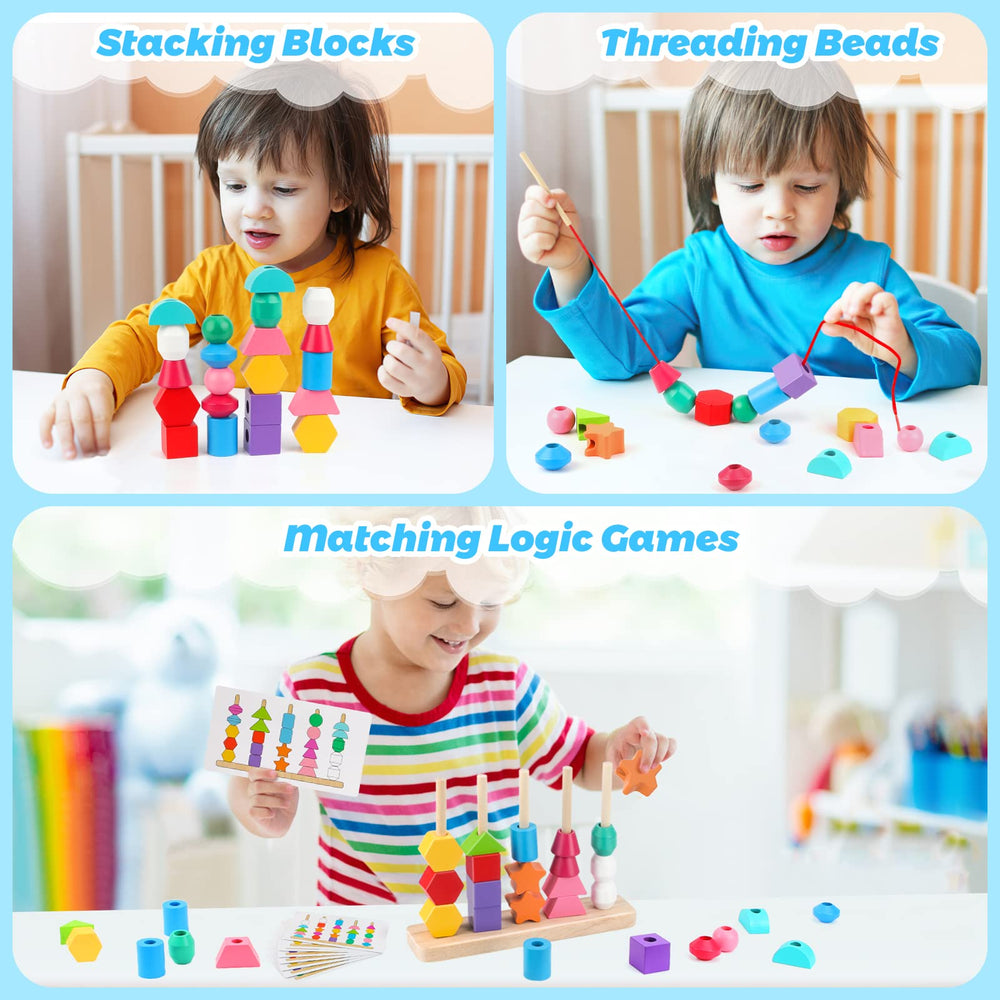 Hieoby gift-ready Montessori toy set is ideal for kids aged 2–5.