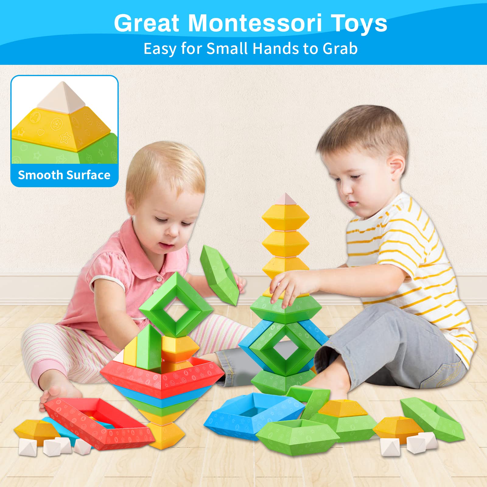 Small hands build hand-eye coordination and fine motor skills with Hieoby.
