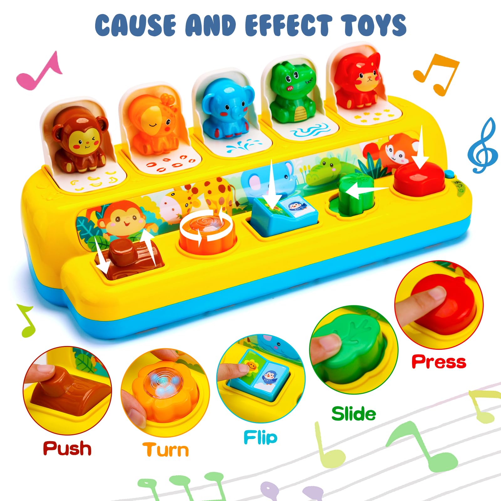Hieoby learning mode shows animal sounds and recognition.