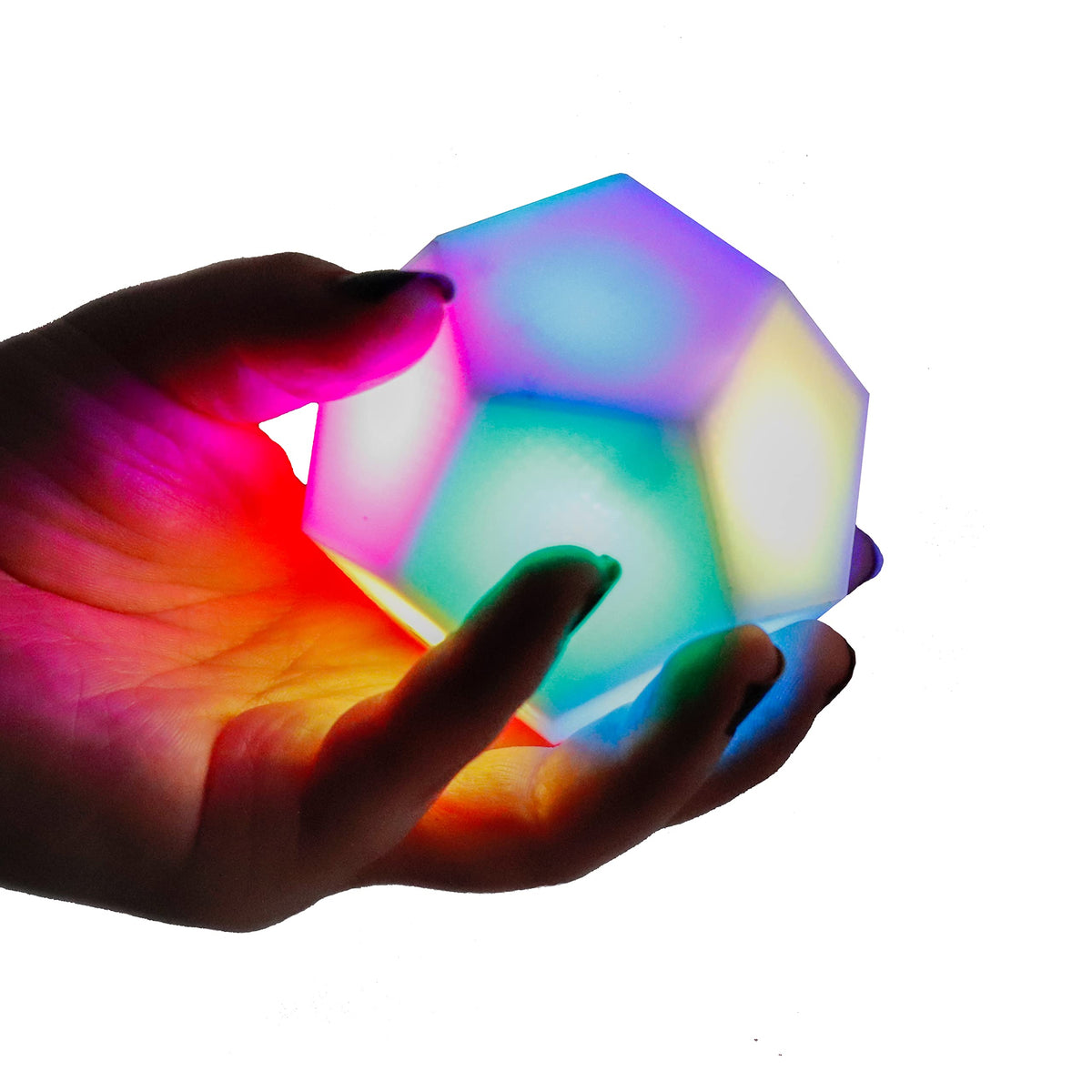 High Concepts eFiDGET front-lit display showing vibrant color glow for focus.